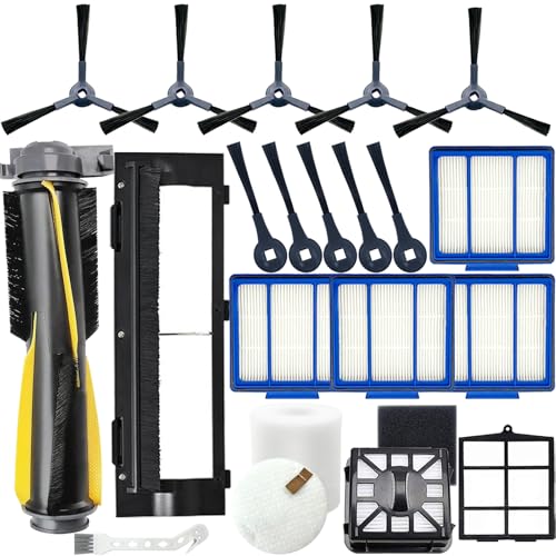 CauYien IQ Replacement Parts for Shark IQ RV1001AE RV100AE RV1001 AV1002AE RV912S RV913S AV970 AV993 AV992 Accessories Side brush, Roller Brush, Filters, Foam filters