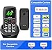 artfone C1+4G Cell Phone for Seniors, Large Buttons Basic Phone, SOS Button, Charging Dock, Voice Time, Speed Dial, Hands-Free, Large Font, Loud Speaker, FM Radio, Simple Mobile Phone, 1800mAh, Black