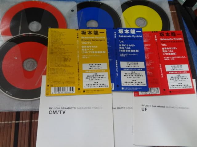 Amazon.co.jp: 坂本龍一 RYUICHI SAKAMOTO US/UF/CM TV CD 3巻セット