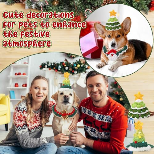 Disfraz Navidad para perros y gatos Geyoga 4 piezas miniatura 4