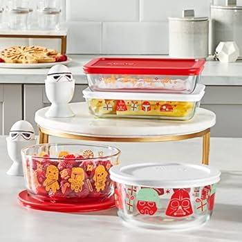 Amazon｜Pyrex スターウォーズ ホリデーテーマ 丈夫なガラス製