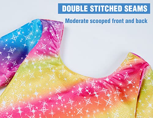 Image of TENVDA Girl's One Piece Swimsuit Sparkle Sleeveless One-Piece Bathing Suits Swimwear for Kids 2-12 Years Old