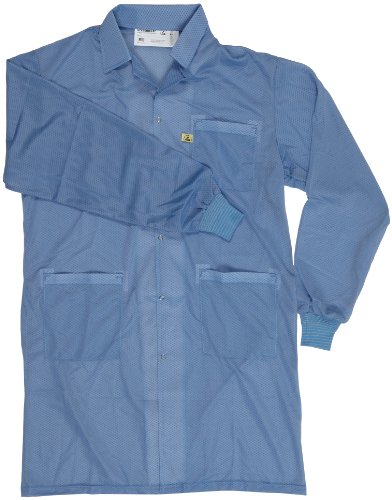 DESCO 73614 Smock Statshield Labcoat with Cuffs, 40