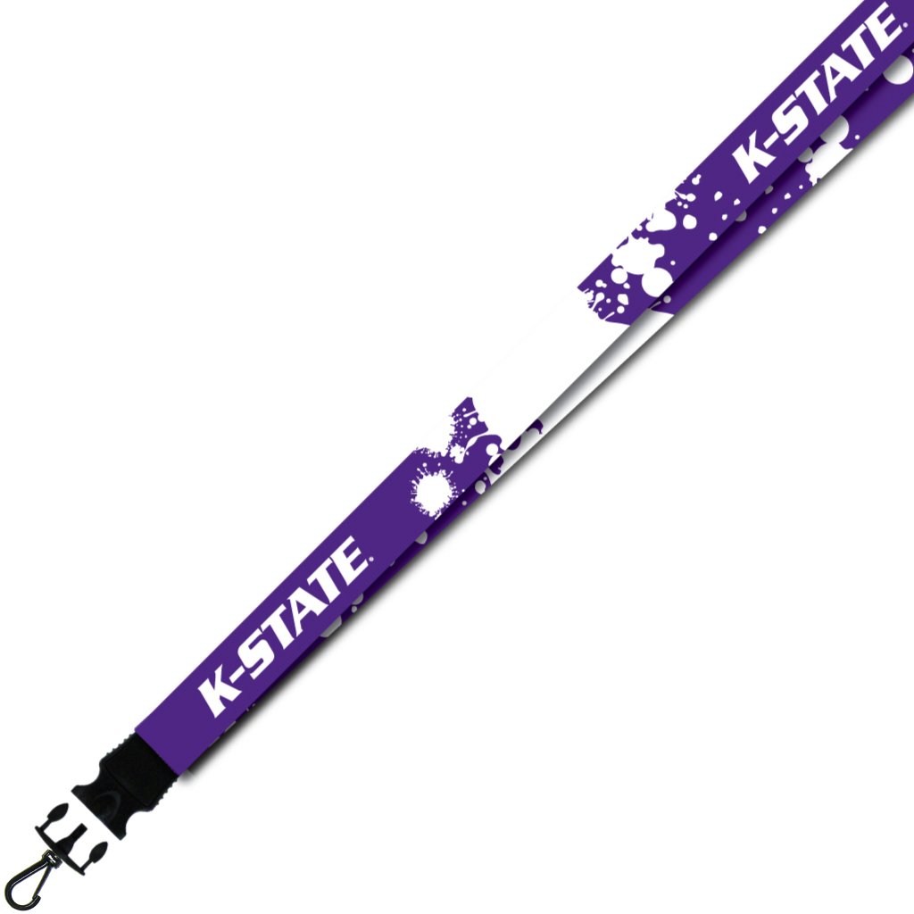 VictoryStore Kansas State University - Lanyard - Paint Splatter Design