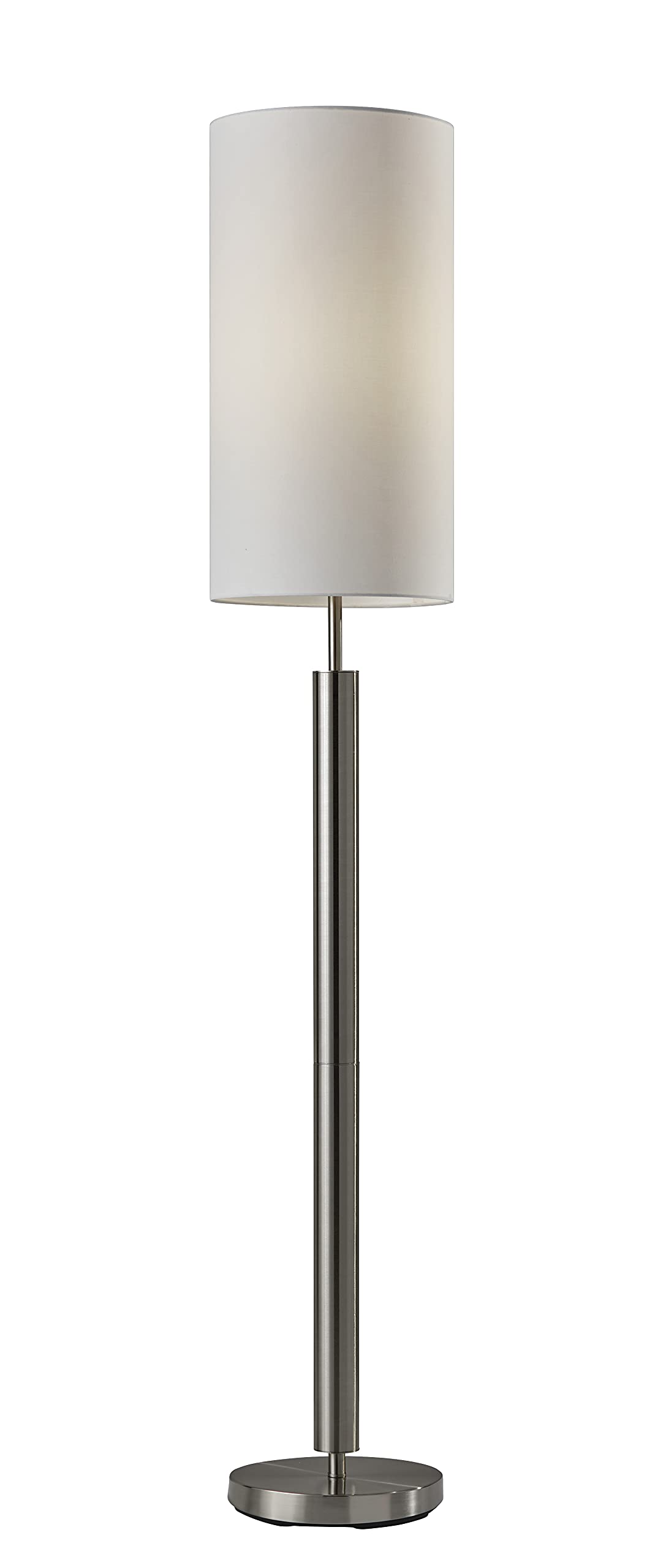 Adesso 4174-22 Hollywood Table Lamp, 58 in., 100W Incandescent, Brushed Steel Finish, 1 Tall Lamp