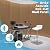 Art3d 2-Pack Acoustic Wood Slat Wall Panel with Roll-Flat Design - 95.3 x 23.8 Inch Sound Absorbing Panels for Living Room Columns Corridor Curved Wall Decor, Teak