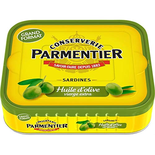 PARMENTIER - Sardines Huile D'Olive Hyacinthe 232G - Lot De 4 - Offre Special