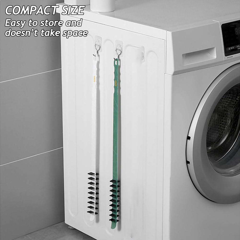 Brosse de Nettoyage pour Machine à Laver, Brosse pour Machine à Laver à Tambour, Brosse de Nettoyage pour Salle de Bain, Outil de Nettoyage à Long Manche A