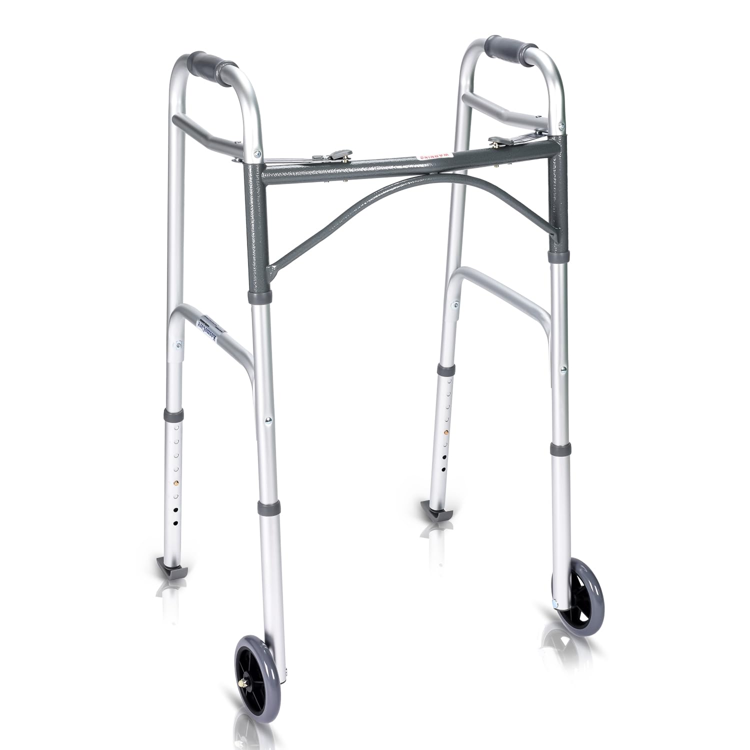 KosmoCare Deluxe Folding Walker with 5" castors