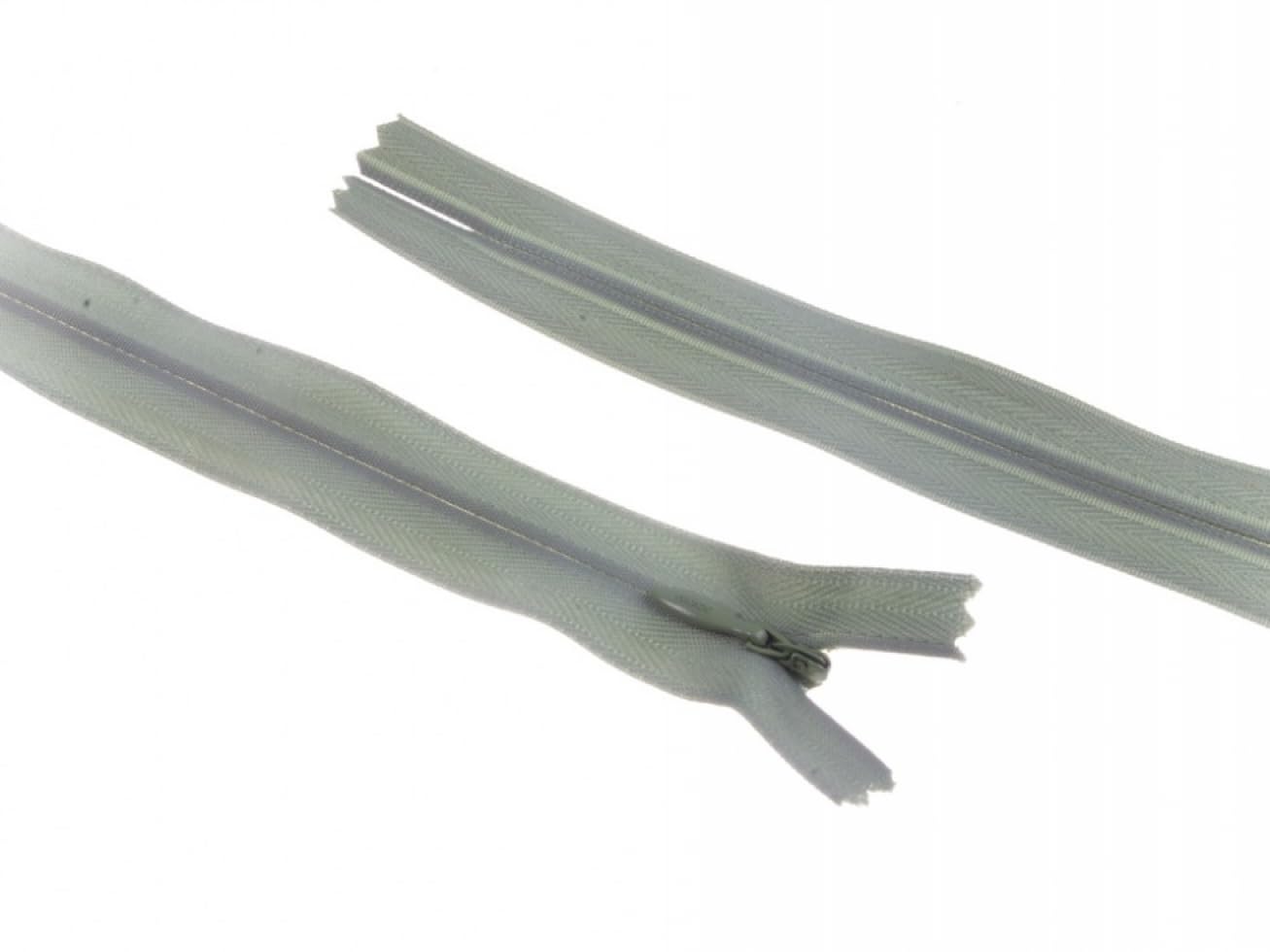 Concealed Invisible Closed End Zip - Light Sage