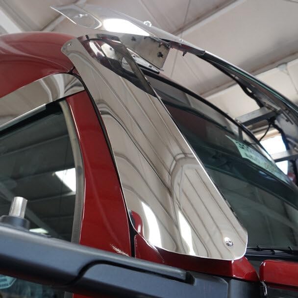 Technical Precision Replacement for Kenworth T680NG Year 2023 304 SS Wind Vane Covers