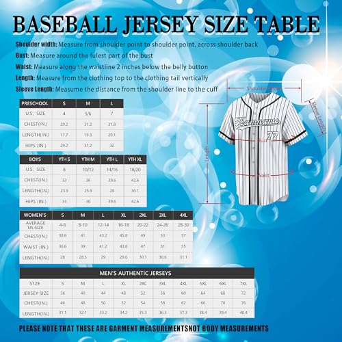 Custom Pinstripe Baseball Jersey Personalized Sports Shirts Stitched Printed Name Numbers Team Uniform miniatura 4