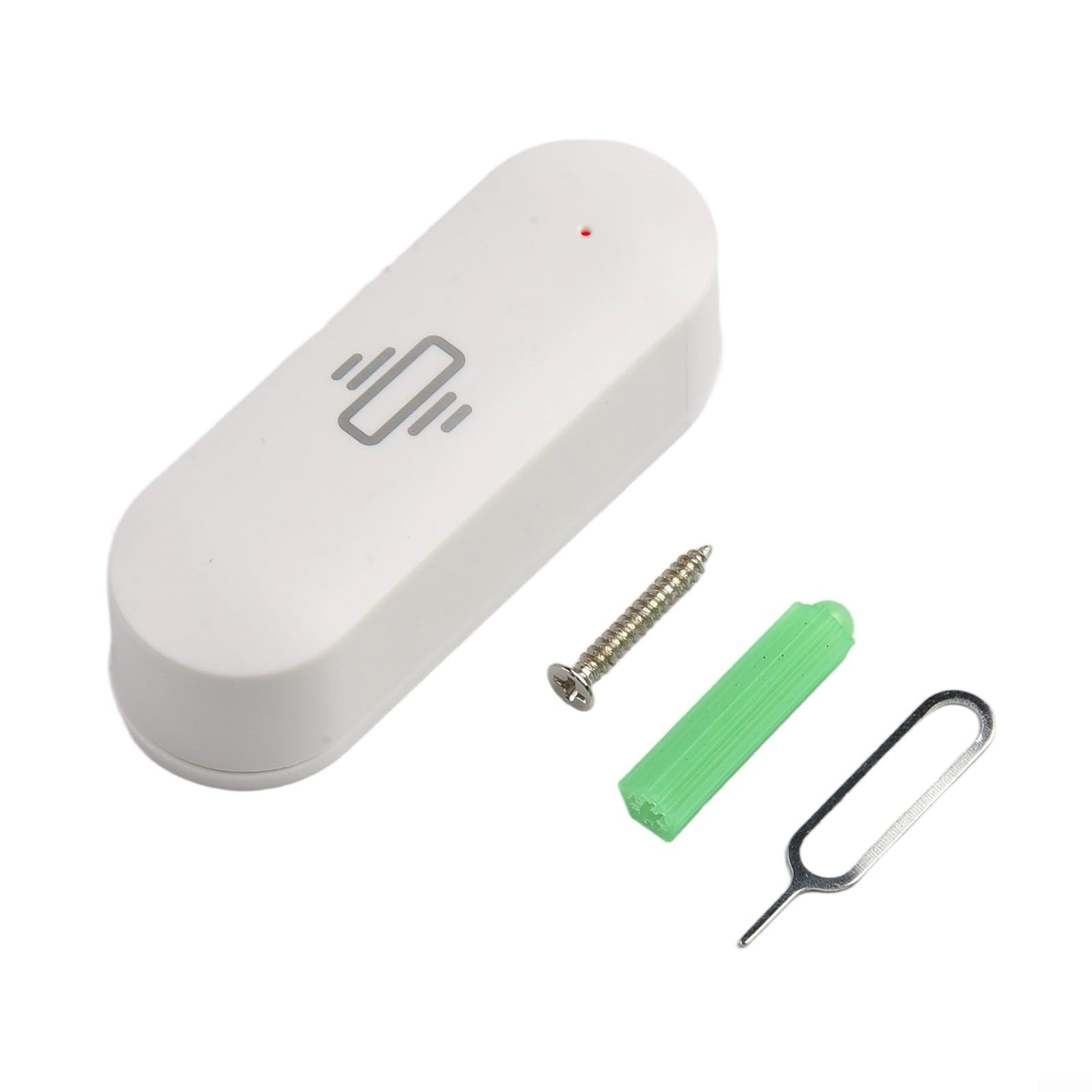 Capteur de Vibration WiFi, Capteur de Boîte aux Lettres, Alarme Détecteur de Mouvement, Mini Détecteur de Bris de Verre Sans Fil Pour Systèmes et Maisons Intelligentes, Alertes en Temps Réel Via APP