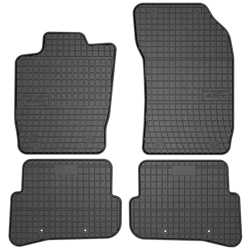M MOTOS Gummimatten Auto Fussmatte passt für Audi A1 8X 2010-2018 Verbessern Sie Ihren Reisekomfort...