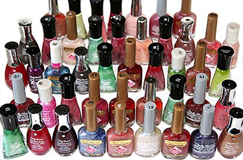Sally Hansen and L'Oreal Mixed Assorted Nail Polish Set (10 Pc)