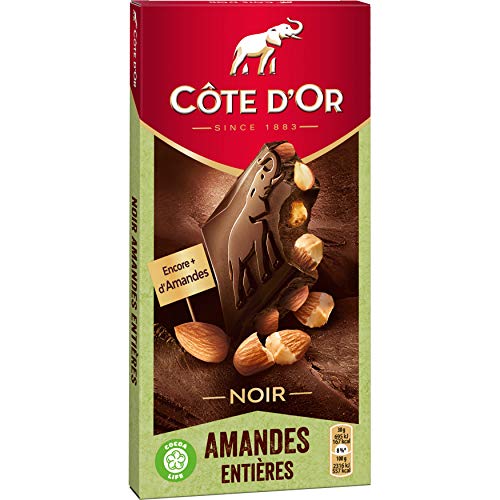 Tablette De Amandes Entières Cote D'or La Tablette De 180 G - vue 2