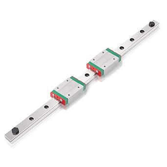 iMetrx MGN12H 500mm Linear Slide Rail MGN12 with 2 Carriage Blocks for 3D Printer Rails and CNC Machine Rails