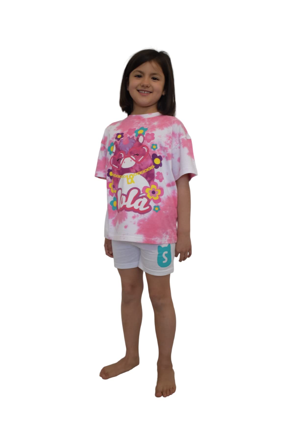 Squishmallows Girls Pyjamas Lola PJ set (as8, age, 11_years, 12_years, regular) Pink