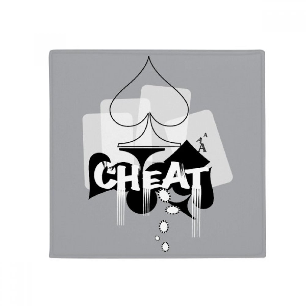 Cadeau tapis Coeur Cartes à Jouer original pour vos proches