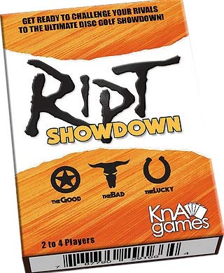 RIPT Showdown Disc Golf Card Game, Orange