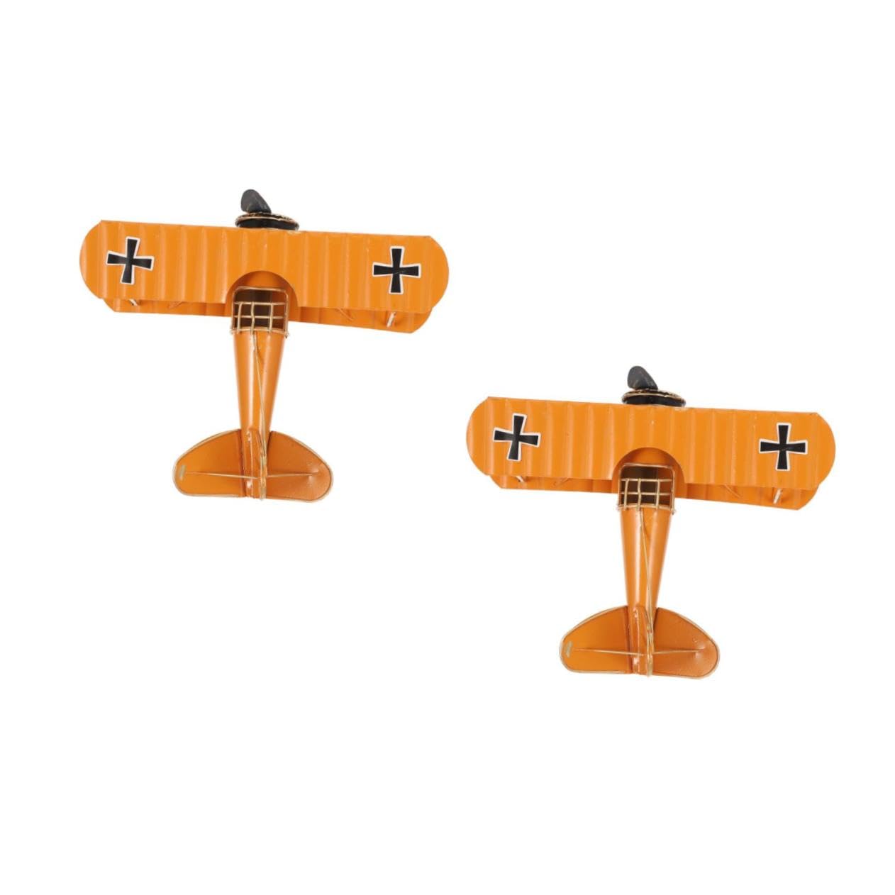 Modèle d'avion rétro TEHAUX figurines en fer forgé doré pour enfants