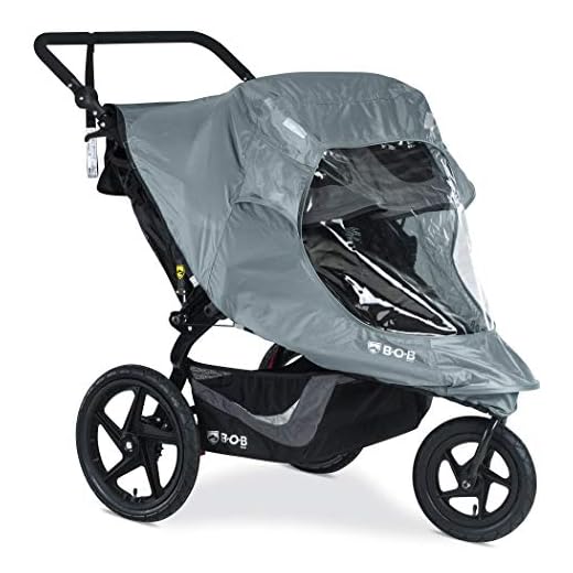 Best umbrella stroller for travel canada BOB Gear Duallie Weather Shield Stroller