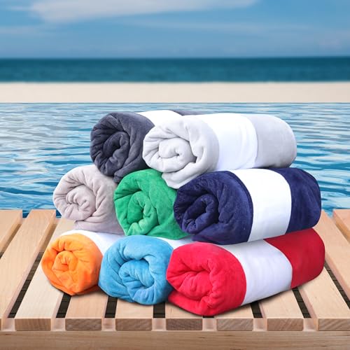 Superior LNGE-CABANAST-LG Cabana Cotton Lounge Chair Cover, Outdoor Towel/Chaise Furniture Covers thumb #10