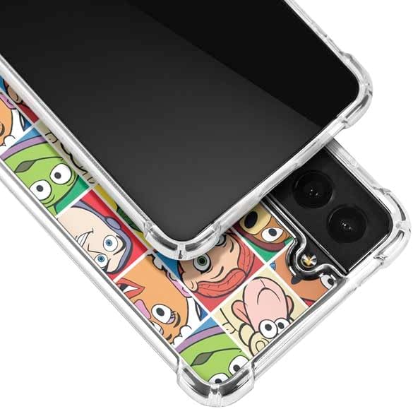 Skinit Clear Phone Case Compatible with Galaxy S21 5G - Officially Licensed Disney Toy Story Characters Collage Faces Design