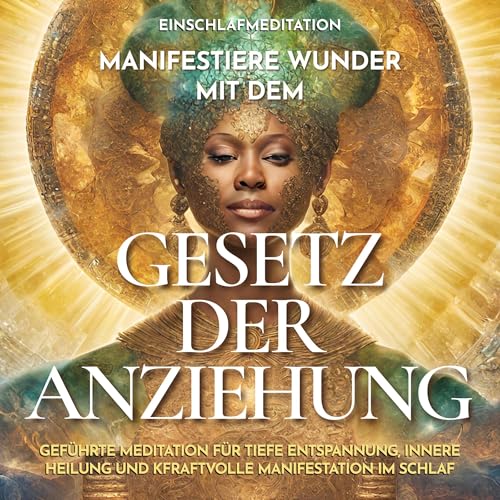 Page de couverture de Einschlafmeditation – Manifestiere Wunder mit dem Gesetz der Anziehung