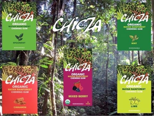 Natural Mayan Chewing Gums "Chicza" Sample Pack - Pack Of 20 x 12 Gums image 2