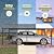MELLCOM 10'x20' Metal Carport Heavy Duty, Multi-Use Shelter with Powder-Coated Steel Roof and Frame, Portable Car Garage Kit for All Weather, Outdoor Carports for Vehicle, Truck and Boat