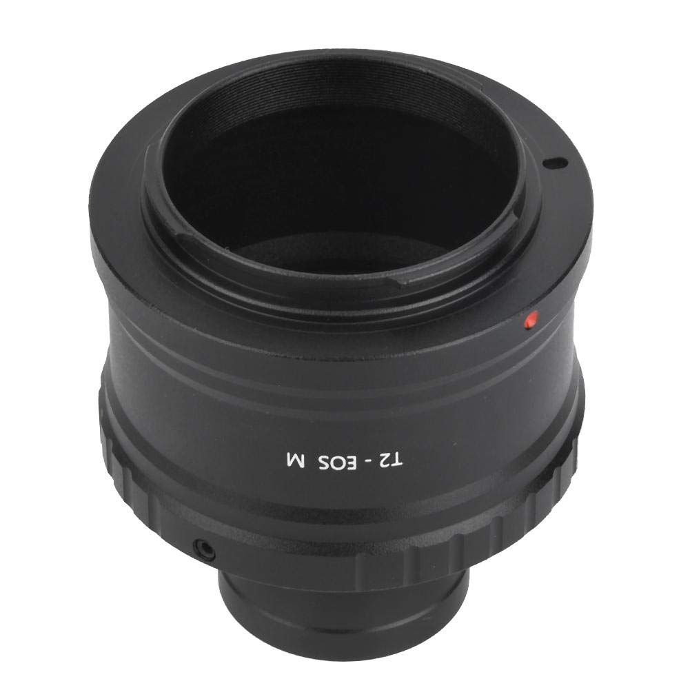Diyeeni Adaptador de Lente de Montaje EOS-M T2, Adaptador de telescopio M42 a 1.25 Pulgadas, Adaptador de Anillo en T para cámara Canon EOS