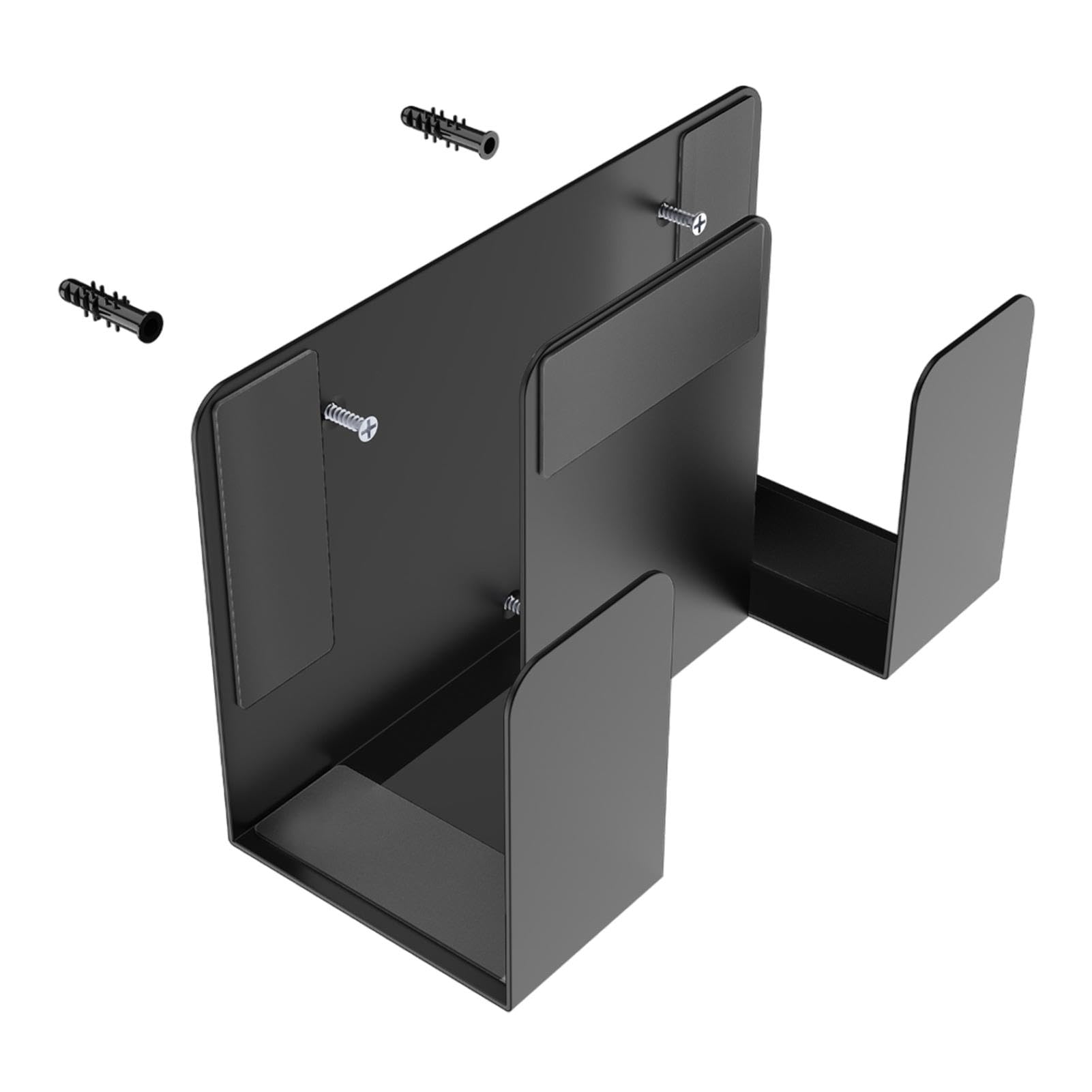 Support mural pour clavier et ordinateur portable en acier noir