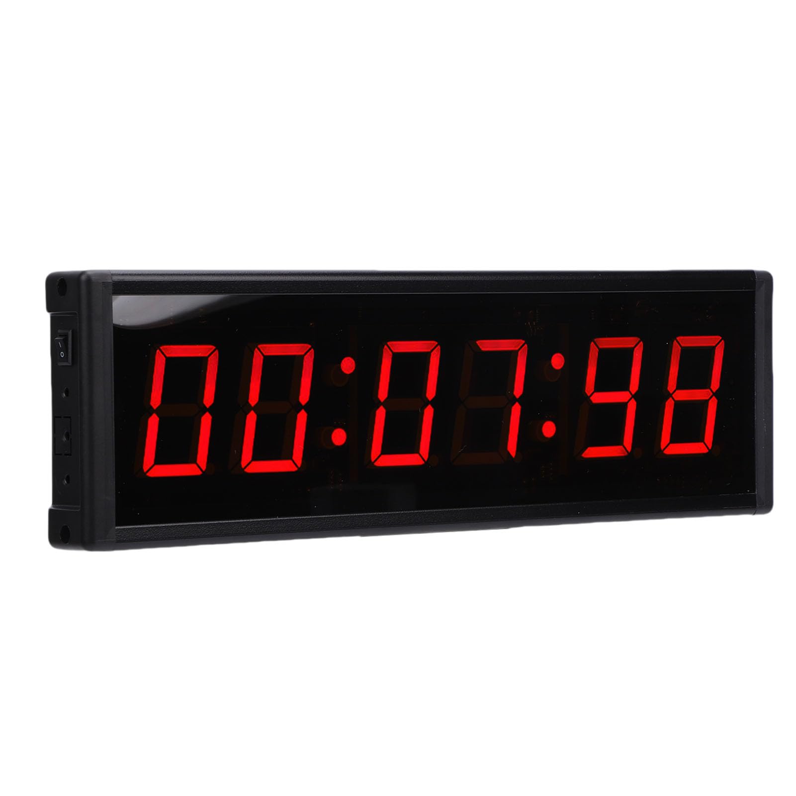 FTVOGUE Cronometro Palestra Multifunzione con Display da 5,8 Cm, per | Robusto design in alluminio, portata del telecomando 30 m, ottimo per le competizioni, opzioni di conto alla rovescia e