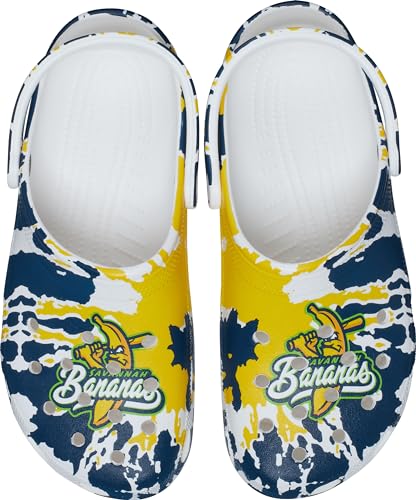 crocs unisex-adult the party animals and savannah bananas classic clogs