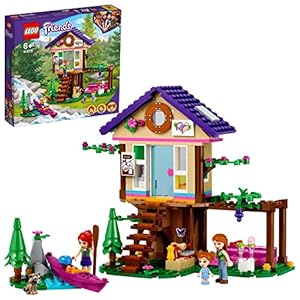 LEGO 41679 Friends Boshuis Set met Mia, Boomhut, Huis met Wasbeer Dierenfiguur, Speelgoed Voor Meisjes en Jongens van 6 Jaar en Ouder