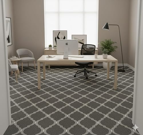 Image of FC Milano-Grey for High Traffic Offices Hotels Homes & Institutions Carpet with Felt Backing Luxurious Feel Floring for Residential, Commercial & Sound Absorbing Easy Clean Low Maintenance