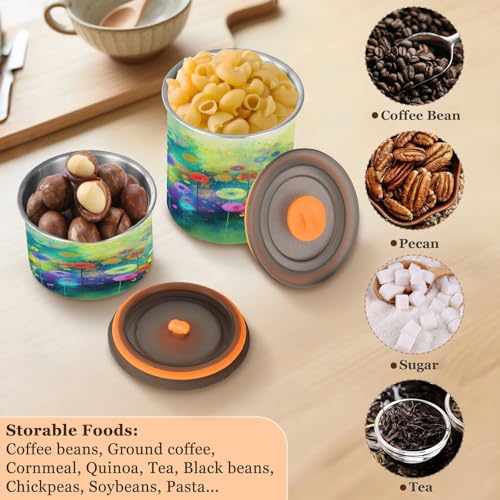 Envase para café de acero inoxidable 17oz con tapa hermética miniatura 5