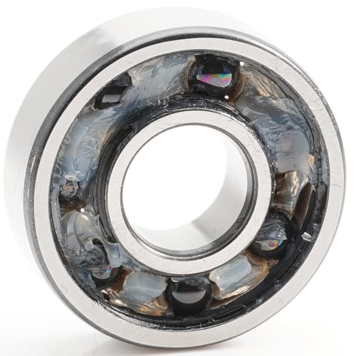 DUKUTS 6000-2RS Hybrid Ceramic Bearing 10 * 26 * 8 mm ABEC-5 1PC Bicycle Bottom Brackets Spares 6000 RS 2RS Si3N4 Ball Bearings 6000-2RS