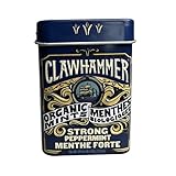 Clawhammer Organic Mints | USDA Certified Organic, Gluten Free, Non-GMO, Kosher | Strong Peppermint, 30 Count Tin (Pack of 12)