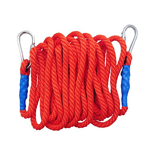 ERHANG Corde d'escalade Extérieur Spider-Man Corde d'alpinisme Corde De Levage Évasion Résistance à l'abrasion Corde,Red-5m*16mm Cover