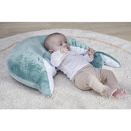 Delfín verde de 60 cm Kaloo peluche calmante que alivia los cólicos y desvelos del bebé 6