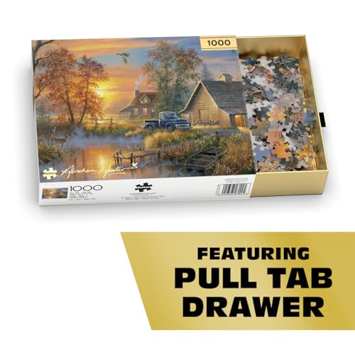Buffalo Games Abraham Hunter Autumn Mist Rompecabezas de 1000 Piezas para Adultos | Arte de Abraham Hunter, Póster de Referencia, Caja de Estilo Cajón, Cartón 100% Reciclado, Piezas de Corte Preciso, Rompecabezas Otoñal miniatura 4