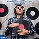 Claev 50 antistatische Schallplatten-Innenhüllen für Vinyl-LP-Schallplatten (12 Zoll / 30 cm, quadratisch, durchscheinend), Album-Schallplatten-Schutzhüllen aus Kunststoff zur Aufbewahrung