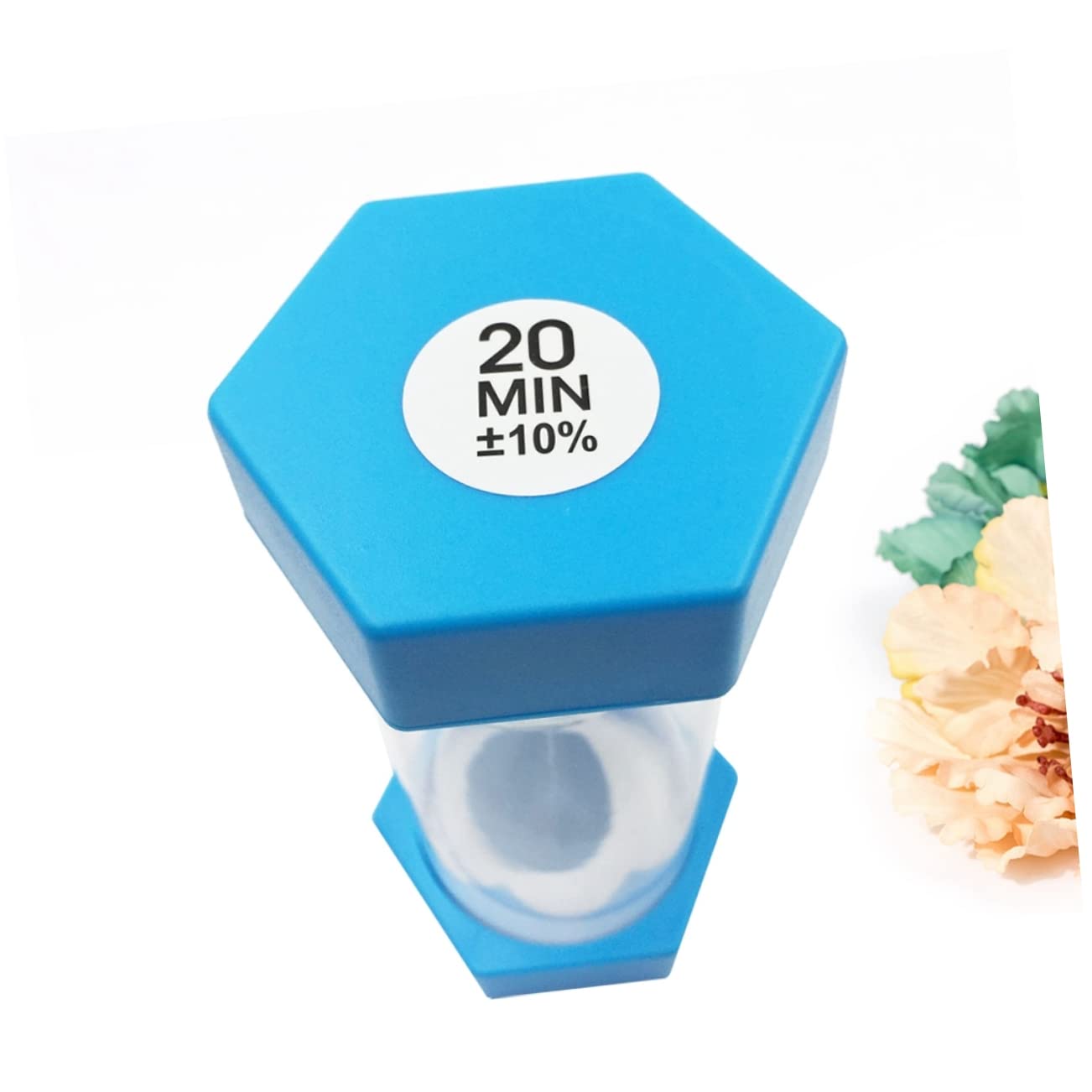 MAGICLULU 2 Relojes De Arena para Niños con Temporizador Visual De 20 Piezas para Niños Y Niñas con Luz Decorativa Hexagonal.