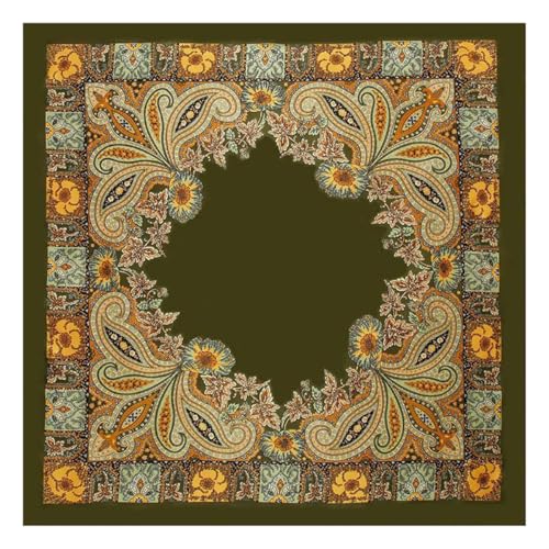 1 Pieces 35inch Large Satin Head Scarf for Girls Women, Silk Feeling Square Hair Scarves Bandanas Vintage Hair Neck Wraps