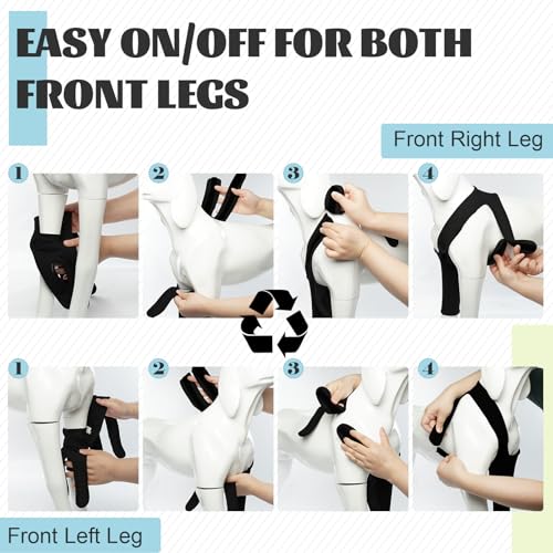 Image of ROZKITCH Dog Sleeve to Prevent Licking Right Left Leg, Pet Prevent Licking Wound Elbow Knee Protector, Dog Recovery Suit Cone Collar Alternative for Sprain ACL CCL Arthritis Joint Care Black S