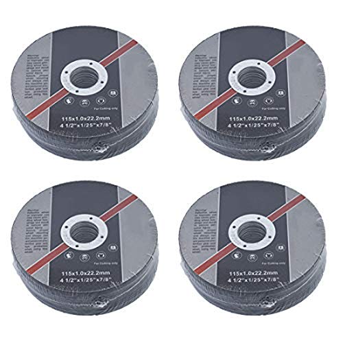 Photo 1 of 100 Pack 4-1/2"x0.040"x7/8"Metal and Stainless Steel Cut Off Wheels Fit for Angle Grinders