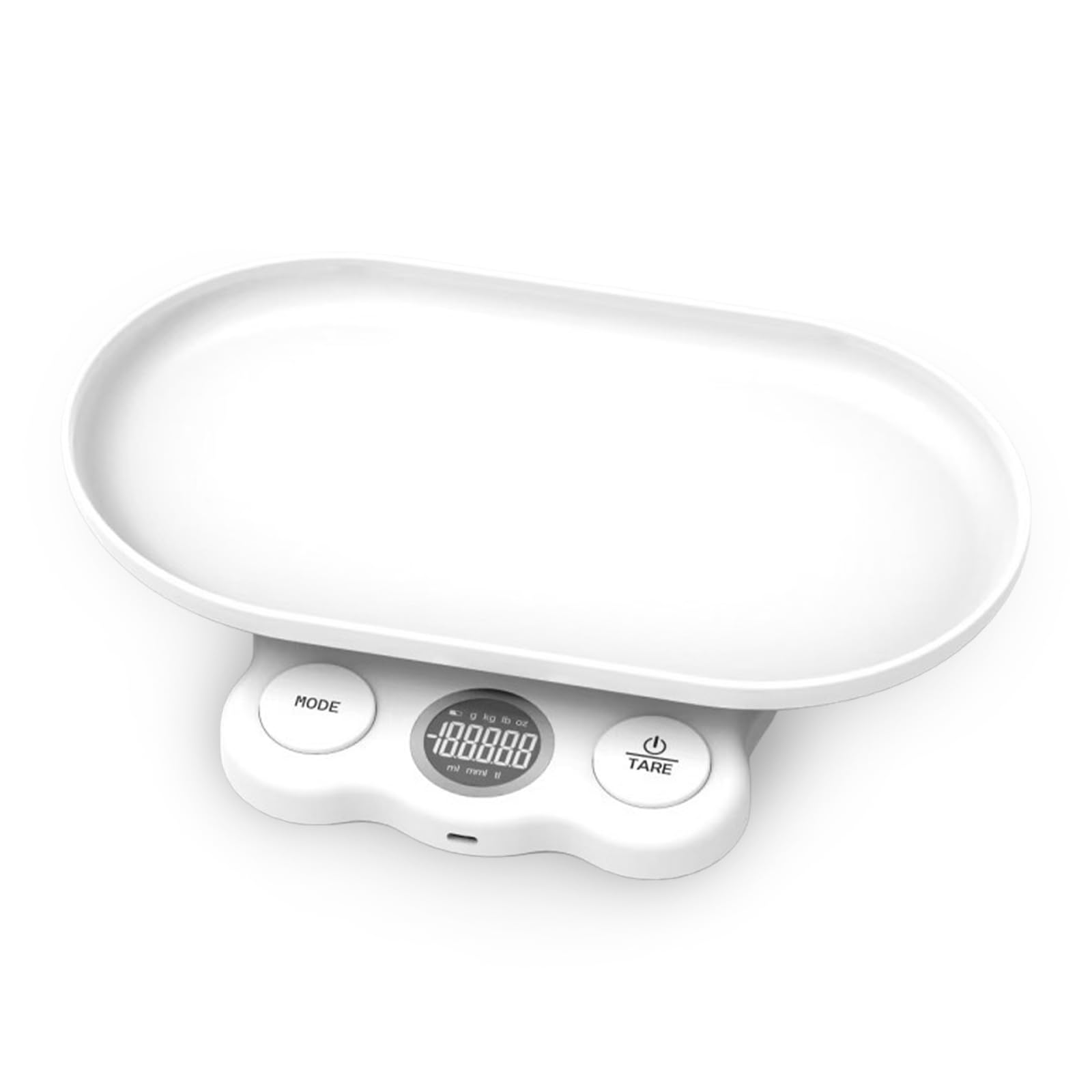 Bilancia per animali di piccola taglia. Bilancia digitale per animali domestici con display LCD, bilancia per cani 15 kg (±1 gram), bilancia per bambini con vassoio rimovibile, bilancia per