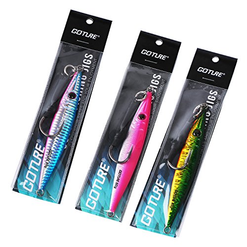 Goture(ゴチュール) メタルジグ セット 80g ロングジグ 投げ釣り用ルアー スロージギング ヒラマサ ブリ 釣り用ルアー 7枚目
